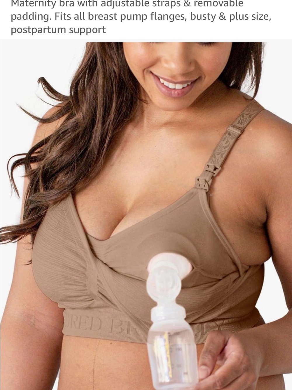 Kindred Bravely Nursing & Pumping Bra — Taupe